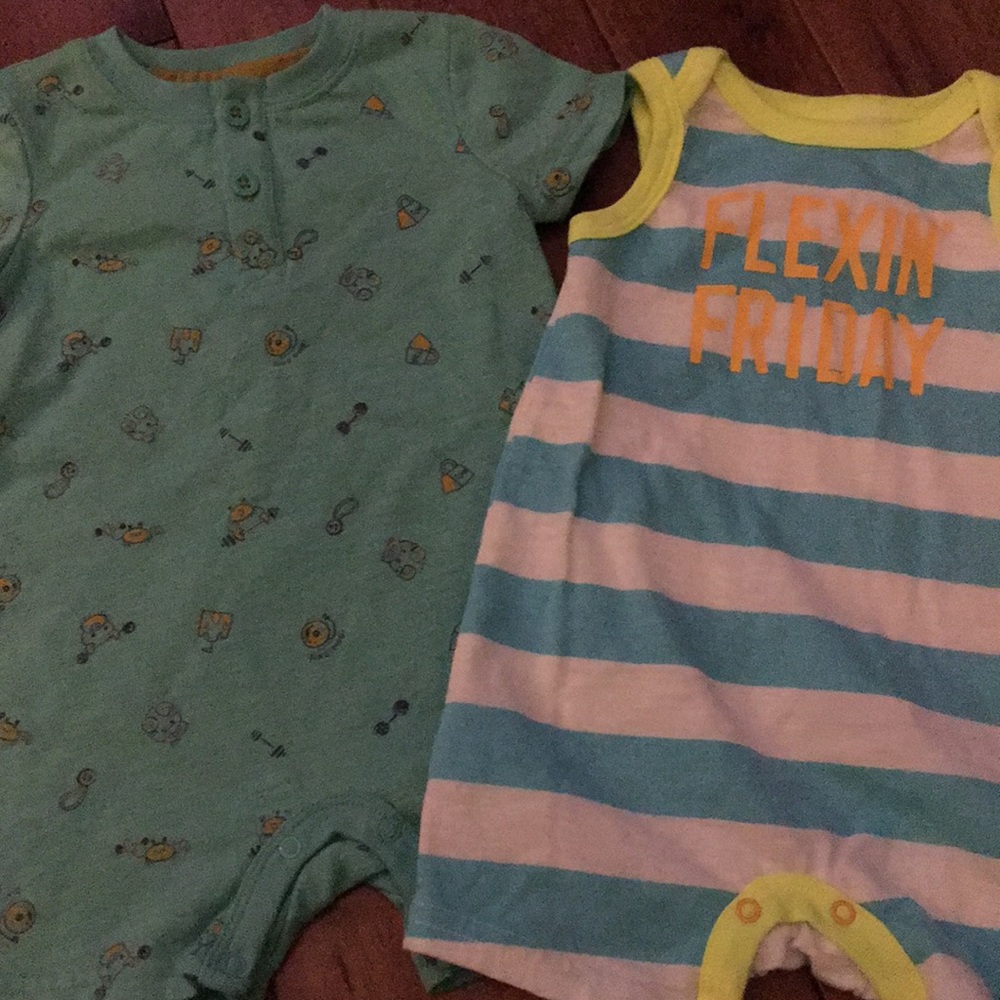 3-6 month rompers baby boy